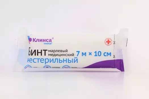 Бинт Клинса н/стер высокой плотности 7мх10см