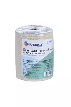 Бинт Клинса СР эласт 10 см х4 м, застежка
