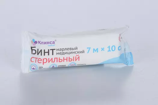 Бинт Клинса стер 7м х 10см