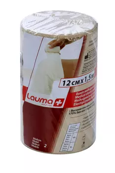 Бинт Лаума эласт 12 см х 1.5 м