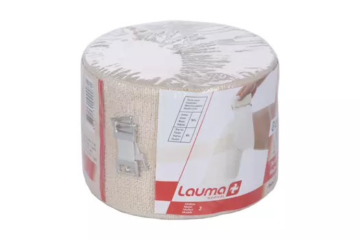 Бинт Лаума компрессионный эласт мед высокой растяж 8х350 см