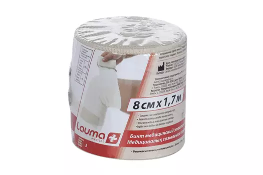 Бинт Лаума мед эласт комп с заст 8х170 см
