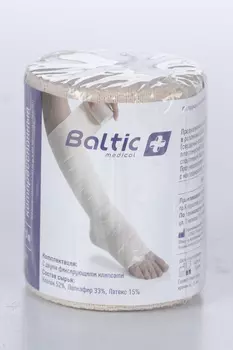 Бинт мед Балтик медикал эласт компрес средн растяж 8см x 3м