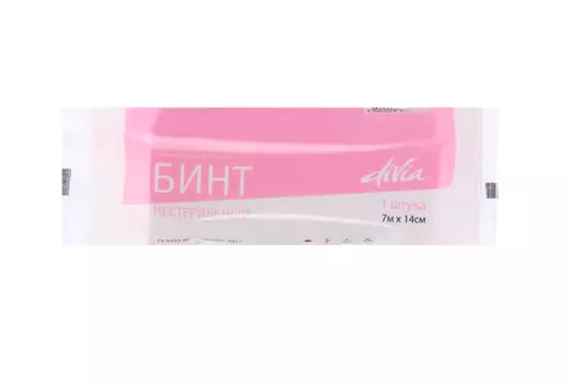 Бинт мед нестерил неткан матер 14 см х 7 м, Ньюфарм