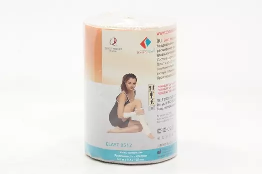 Бинт Тонус Эласт эласт средней растяжимости 120мм х5м