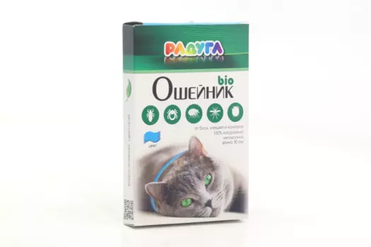 Био-ошейник д/кошек Радуга от блох/клещей (длина 30 см)