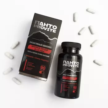 Биоактивный комплекс "ПАНТО PROVITE" "Крепкие сердце и сосуды" Эльзам 90 капсул
