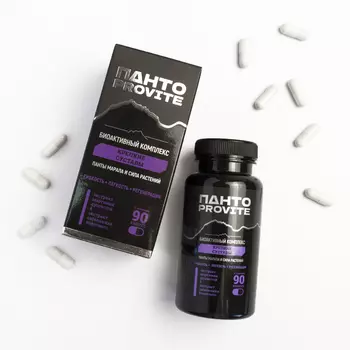 Биоактивный комплекс "ПАНТО PROVITE" "Крепкие суставы" Эльзам 90 капсул