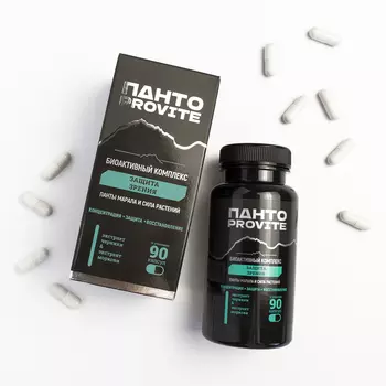 Биоактивный комплекс "ПАНТО PROVITE" "Защита зрения" Эльзам 90 капсул