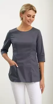 Блуза Лечи Красиво медицинская серая р 46