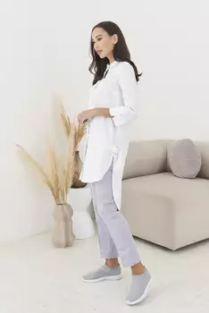 Блуза MiTa Алина медицинская жен тк ТиСи белый р 44