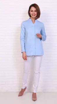 Блуза PROLANA медицинская р 46 голубой