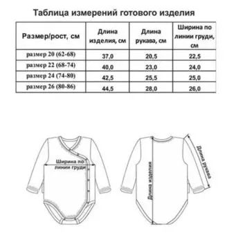 Боди Lucky Child с запахом 74-80 см р 24 белая