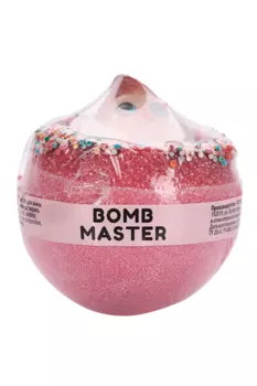 Бомбочка Bomb Master д/ванн Кукла бурлящий шар/гейзер с игрушкой розовый, 210 г