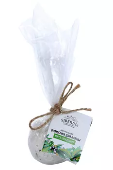 Бомбочка Siberina д/ванны мята/эвкалипт