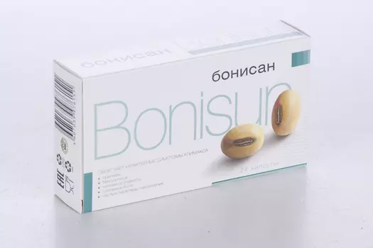 Бонисан д/снижения симптомов климакса, 0,46 г, 24 шт, капсулы