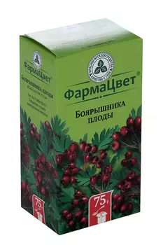Боярышника плод ФармаЦвет, 75 г, сырье растительное