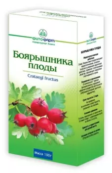 Боярышника плоды, 100 г, сырье