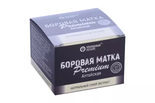 Боровая матка Премиум Алтайская Природный лекарь напиток быстрораств, 30 г