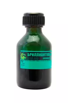 Бриллиант зел 1%, 25 мл, раствор спиртовой