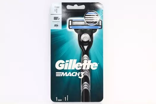 Бритва GILLETTE mach3 c 1 сменной кассетой