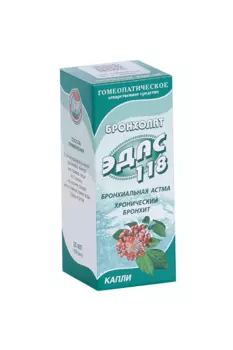 Бронхолат Эдас-118, 25 мл, капли гомеопатические