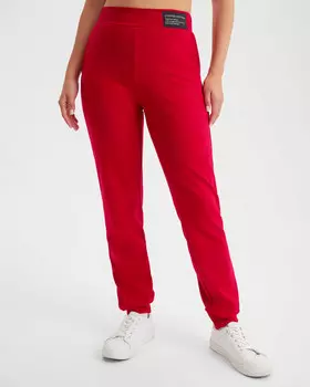 Брюки Джогеры 23.030 медицинские красные р 50 158/164
