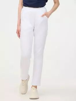 Брюки медицинские Medcostume женские прямой крой белые р 48