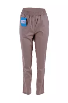 Брюки медицинские Medcostume женские прямой крой песочные р 48