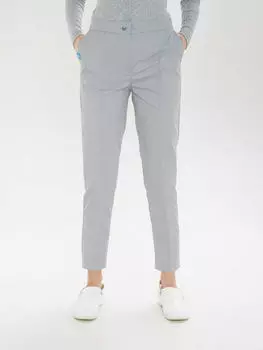 Брюки медицинские Medcostume женские прямой крой серые р 50