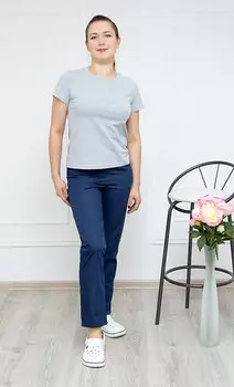 Брюки MiTa медицинские синий рост 158-164 р 44