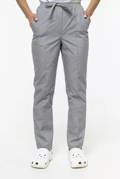 Брюки SHEYKO медицинские женские со стрелками серый р 40