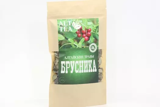 Брусники лист, 30 г, крафт-пакет