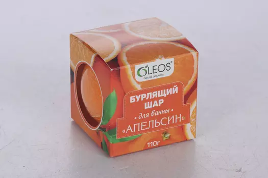 Бурлящий шар Олеос Апельсин, 110 г