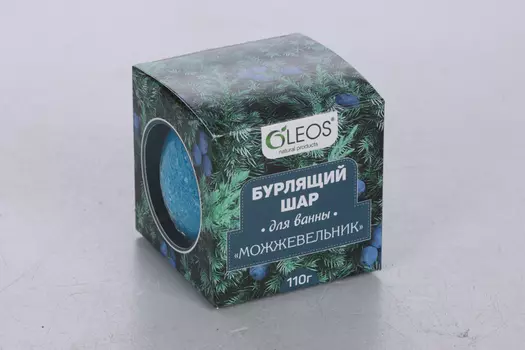 Бурлящий шар Олеос Можжевельник, 110 г