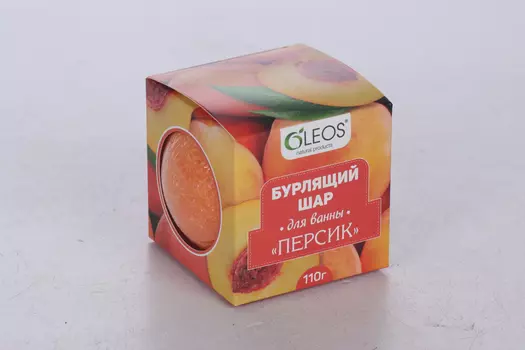 Бурлящий шар Олеос Персик, 110 г