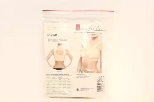 Бюстгальтер послеоперац компресс 85 A/В, (0166БП)