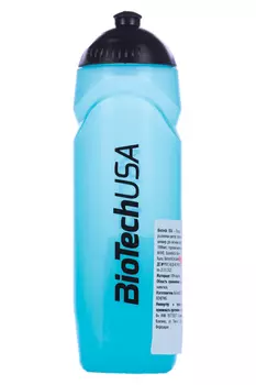 Бутылка BioTechUSA спортивная голубая 750 г