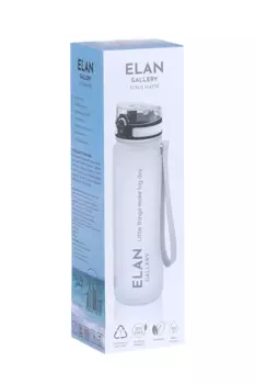 Бутылка д/воды Elan Gallery 6,5х6,5х23 см Style Matte белая 500 мл