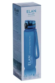 Бутылка д/воды Elan Gallery 6,5х6,5х23 см Style Matte небесная 500 мл