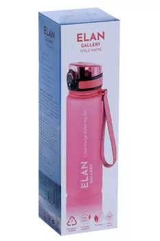 Бутылка д/воды Elan Gallery 6,5х6,5х23 см Style Matte фуксия 500 мл