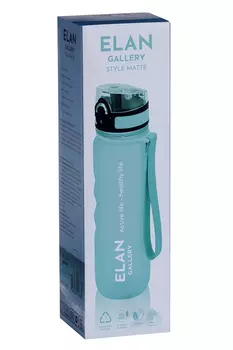 Бутылка д/воды Elan Gallery 8,5х8,5х27 см Style Water Balance бирюза 1 л