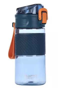 Бутылка д/воды SILAPRO спорт с силиконовым поильником 18,5x8,5 см черный (088-016) 500 мл