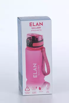 Бутылка Elan Gallery Style Matte д/воды спортивная фуксия 350 мл