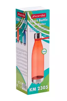 Бутылка Kamille д/воды спортивная из пластика тритан оранжевый 700 мл