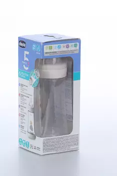 Бутылочка Chicco Perfect5 Uni силик соска средн поток (с 2 мес), 240 мл