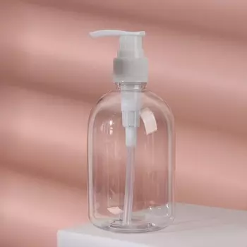 Бутылочка д/хранения ONLITOP с дозатором 300 мл цвет белый