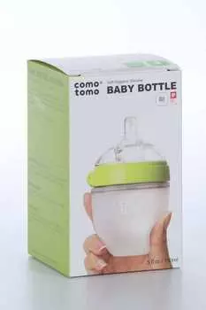 Бутылочка Комотомо д/кормления зеленый (с 0 мес), 150 мл