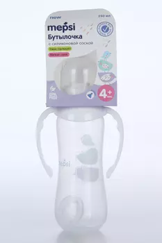 Бутылочка Мепси силик соска Birds (с 4 мес), 250 мл