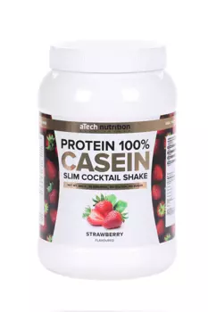 Casein Protein Клубника aTech Nutrition, 840 г